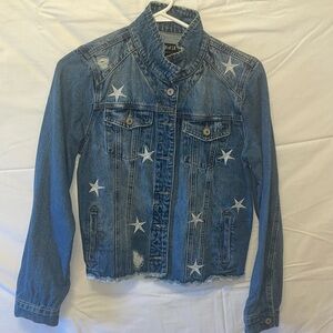 8th of LA | Star embroidered | Trucker Denim | Size Small